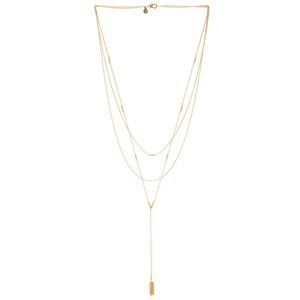 Gorjana layered gold necklace